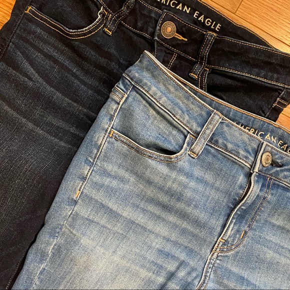 2 Pair 👖👖American Eagle Next Level Stretch Jegging / sz 8 - Picture 3 of 7